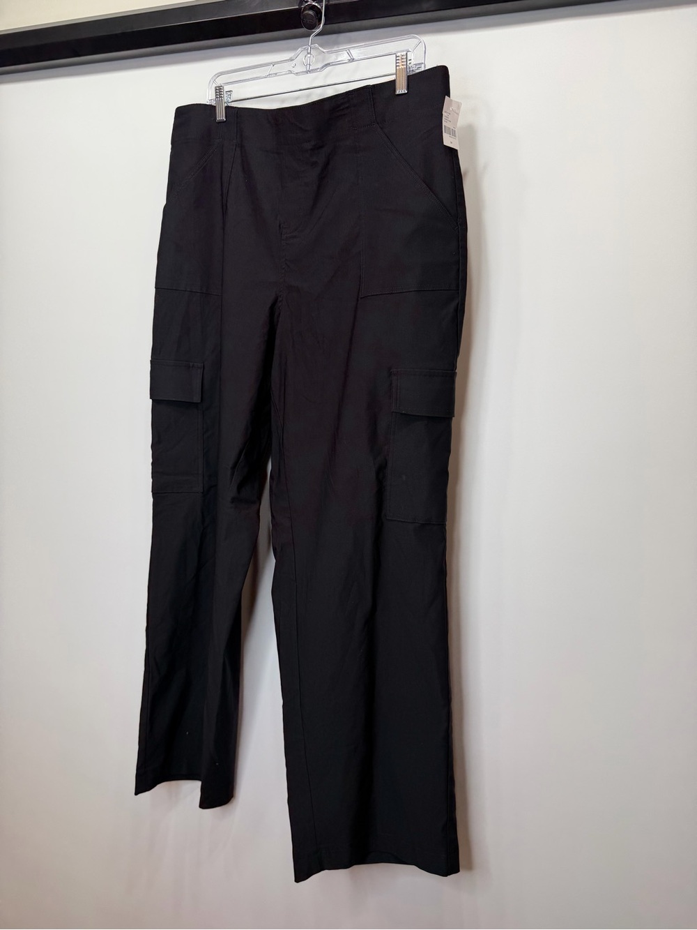 lane bryant black pull-on cargo pants size 16 nwt - Picture 4 of 16